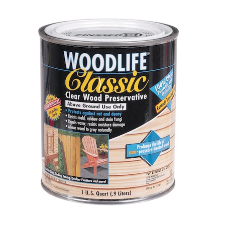 Woodlife Wolman Woodlife Clear Water-Based Wood Preservative 1 qt 00902